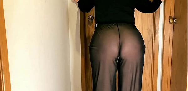  Fat Ass Mom See Through Pants Two